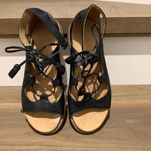 Clarks artisan braided leather sandal